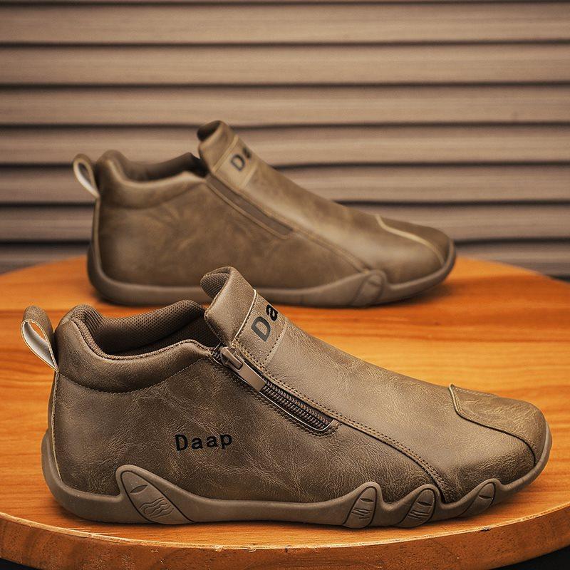 Men'S Lightweight Low-Top Leather Shoes