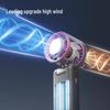 Turbo High-Speed Handheld Fan: Portable USB Rechargeable, 100-Speed Digital Display for Outdoor Cooling