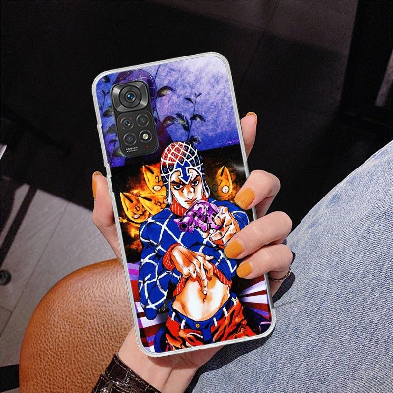 JoJo Bizarre Adventure Phone Case For Xiaomi Redmi Note 15 14 13 12S 12 11 Pro Plus 14S 11S 11E 10 10S 11T 5G Personalized Cover