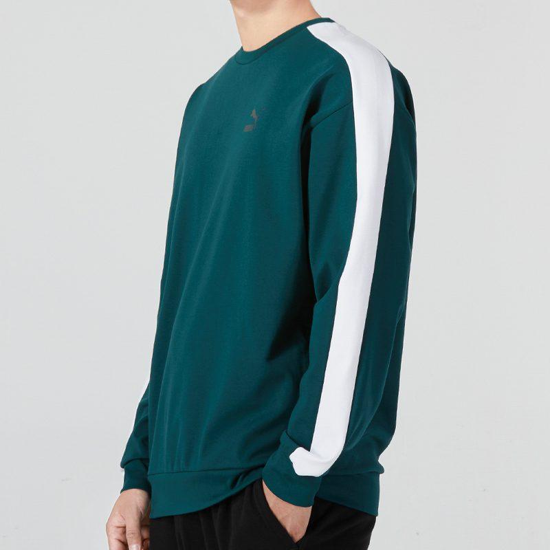 PUMA Sweatshirts Unisex Peacock Green Crew Neck Moderate Regular 538830-38