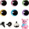 48pcs/60pcs Colored Plush Toys Plastic Eyes Accessories Cartoon Animal Craft Eyes DIY Crafts Making Children's Doll Animals