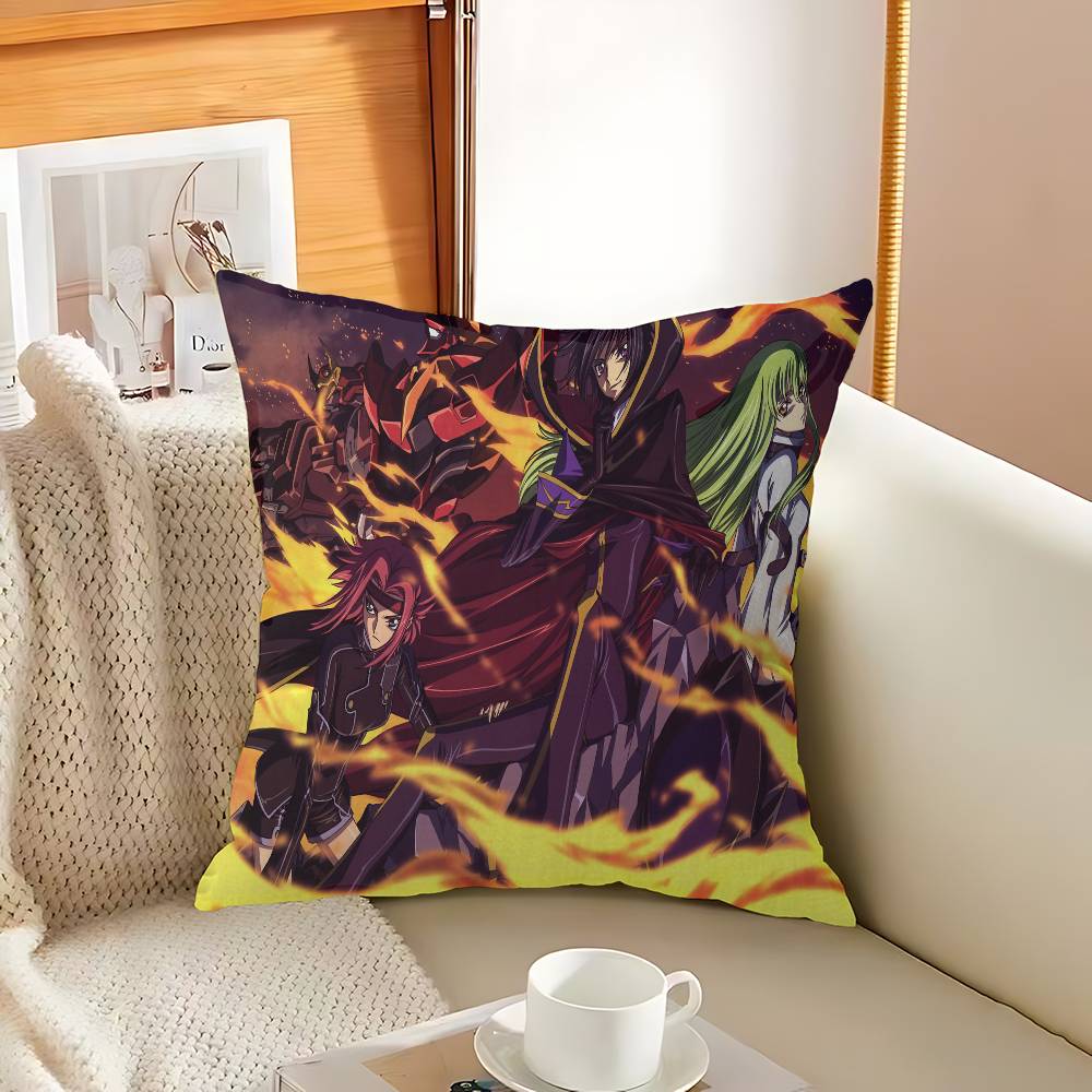 Anime Julius Kingsley Code Geass Pillow Cover for Bedroom Room and Living Room Sofa Decorative Cushion Cover