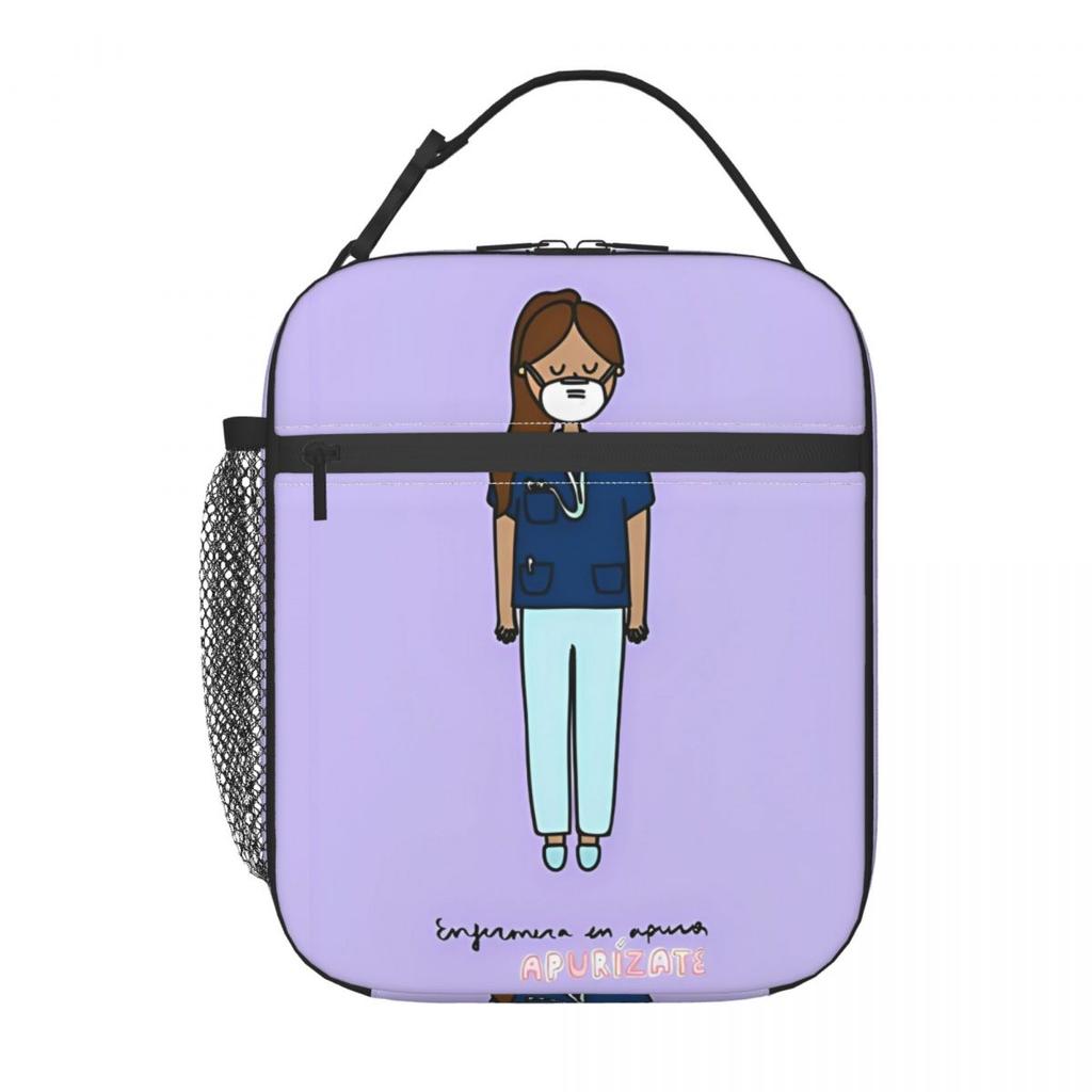 Ballerina Cappuccino Meal Tote Aesthetic Lunch Box For Child Picnic Compact Cooler Bag Graphic Thermal Lunch Bags