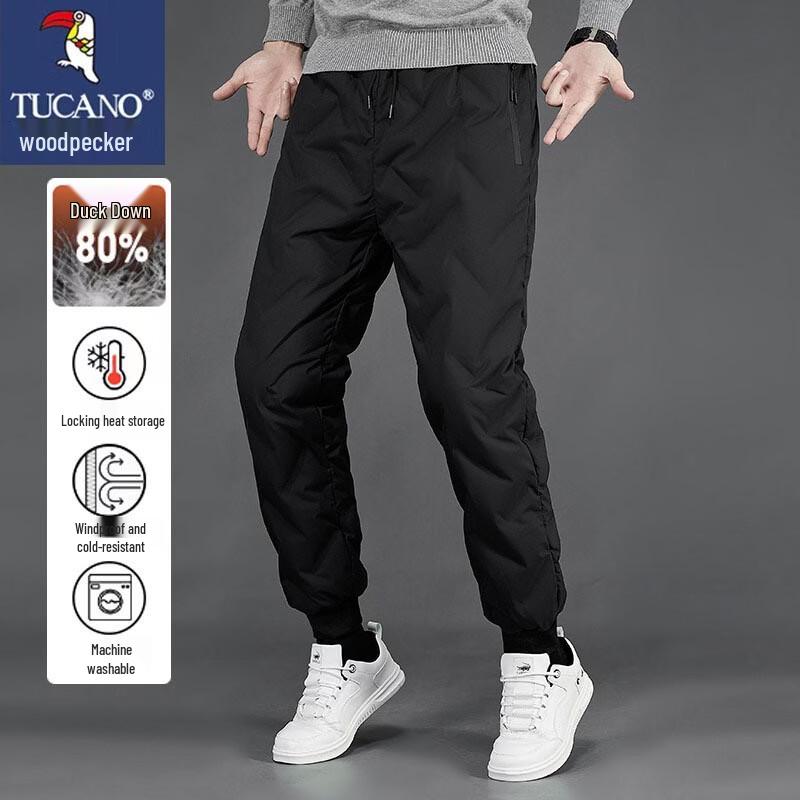 

TUCANO Men s Warm Straight Leg Down Pants M