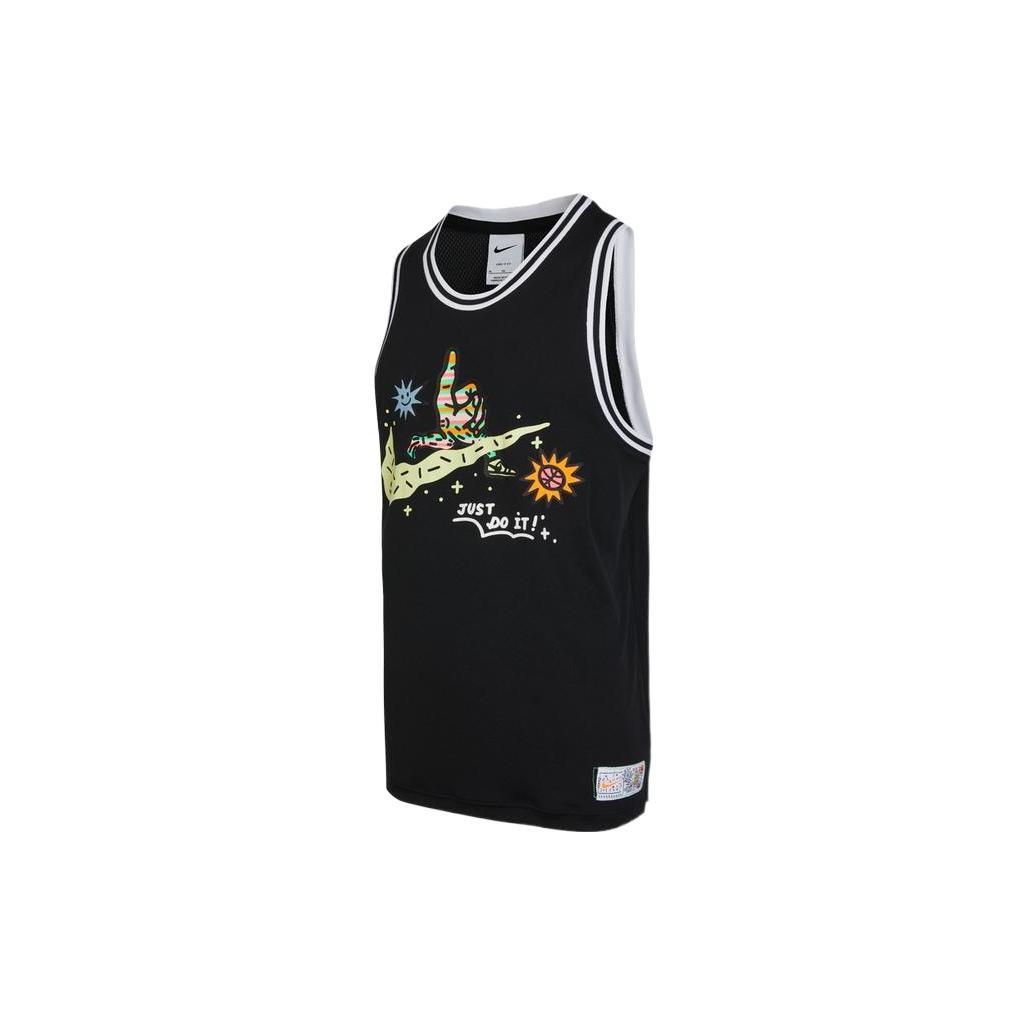 

Nike Dri Fit Basketball Jersey Men s Black DV3191-010 M