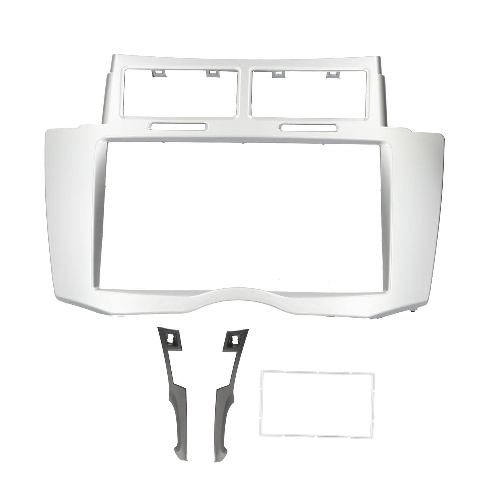 2‑DIN Fascia Dash Kit Car Radio Audio DVD Stereo Center Control Decor Fit for Yaris Vitz Platz 05‑11