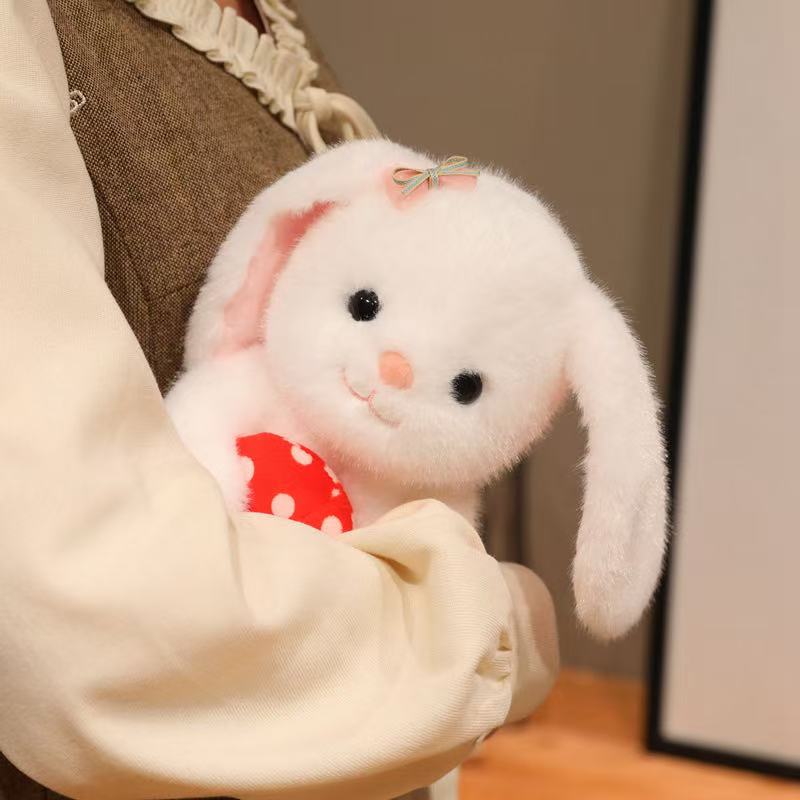 Newest Mushroom Rabbit Mushroom Green Plant Kawaii Plush Toy Figure Doll Cartoon Anime Cute Kids Birthday Holiday Gift Doll