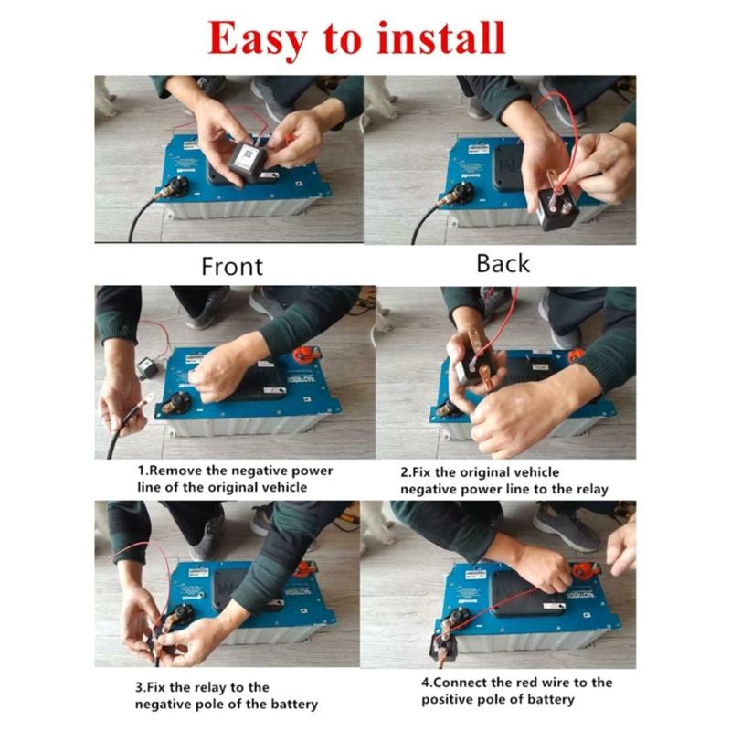 Auto Ersatzzubehör Drahtlose Fernbedienung Abschaltisolator Hauptschalter Autobatterieschalter Relais Einfache Installation