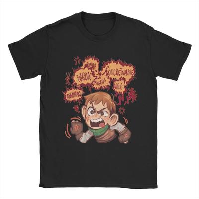 Heerlijke in Dungeon Anime T-shirts Korte Mouw Vintage T-shirt Zomer 100% Katoen Ronde Hals Oversized Top T-shirts Grappige Kleding