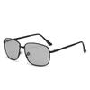 Polarized Sunglasses Photosensitive Discoloration Fishing Watch Bleaching Men'S Black Metal Sunglasses Glasses Factory