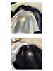 Men's Oversized Ethereal Letter Print Pure Cotton Short-Sleeve T-Shirt - American Street Style
