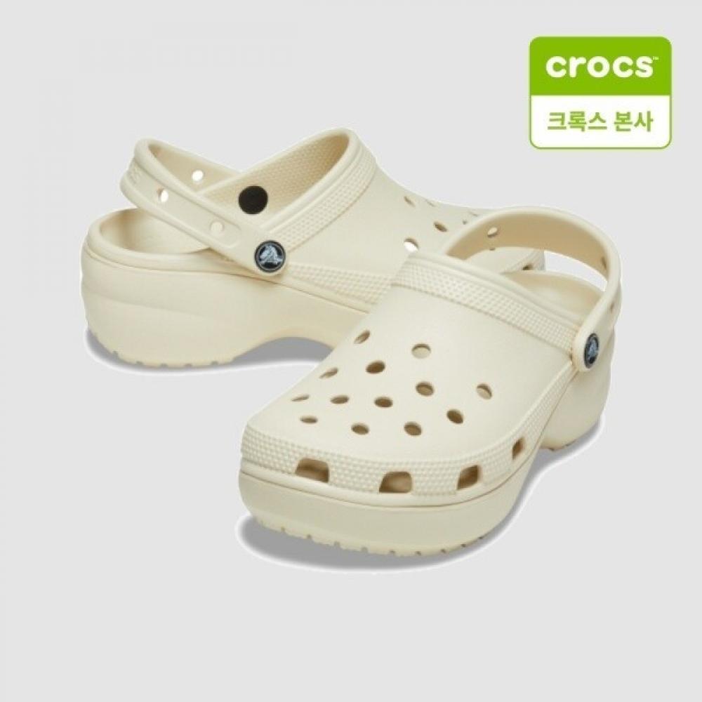 

CrocS Women S ShoeS claSSic Platform clogS Bone 206750 2y2 seen/w5(220mm)
