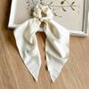 New Satin Silk Bows Woman Elastic Headband Satin Hair Bows With Elastic Band French Hair Bands Shiny For Hair Accessories Ladies