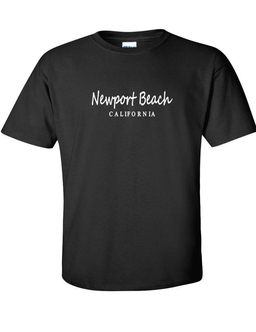 

NEWPORT BEACH CALIFORNIA SOUTHERN CALI Orange County Black T-Shirt XL