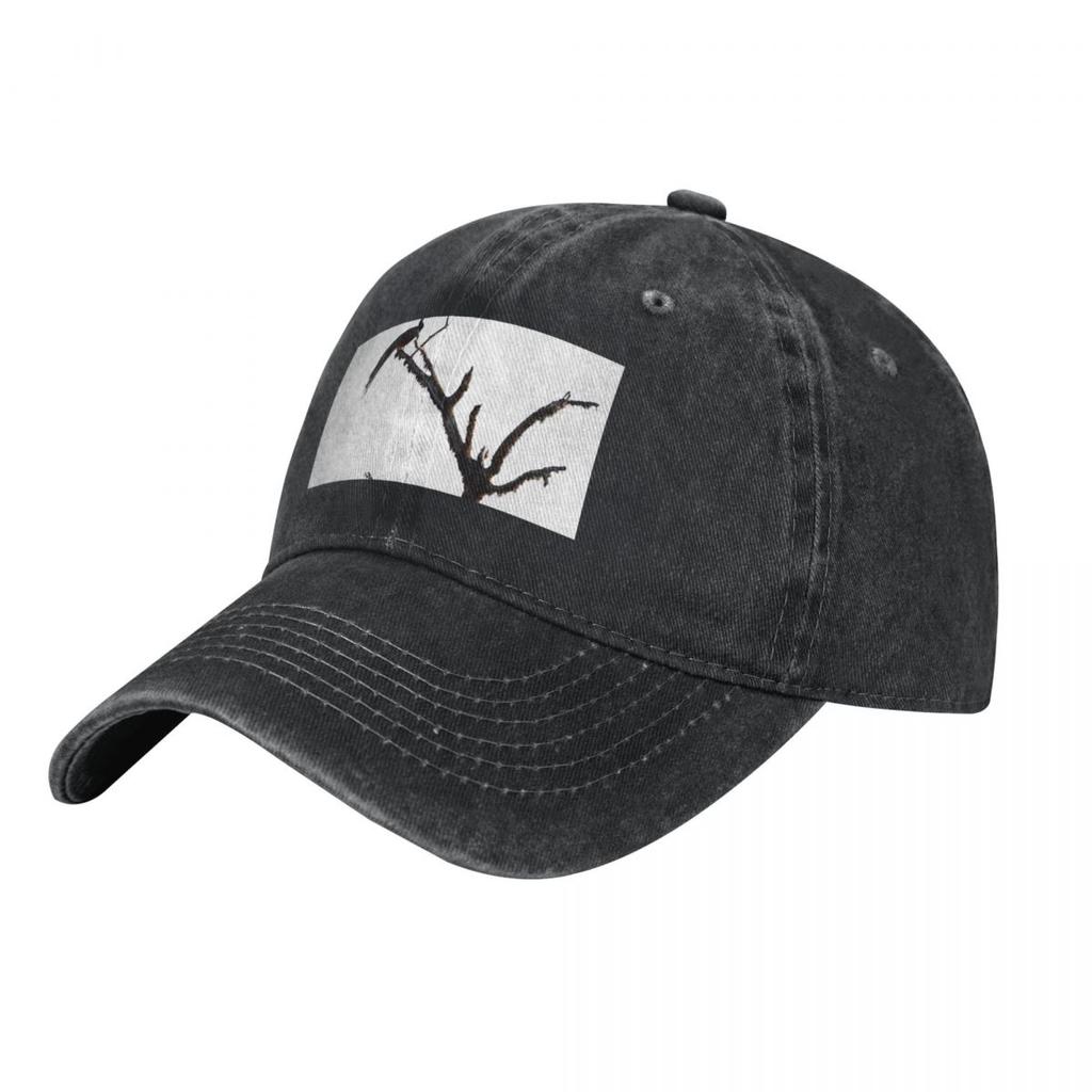 Peacock Baseball Caps Vintage Denim Washed Headwear Unisex Style Outdoor Running Hats