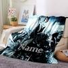 Customiz Name Personality Byakuya Kuchiki (2) Blanket Soft &Warm Sofa Office Bed Travel Lunch Break Blanket, Gift Suitable for All Seasons