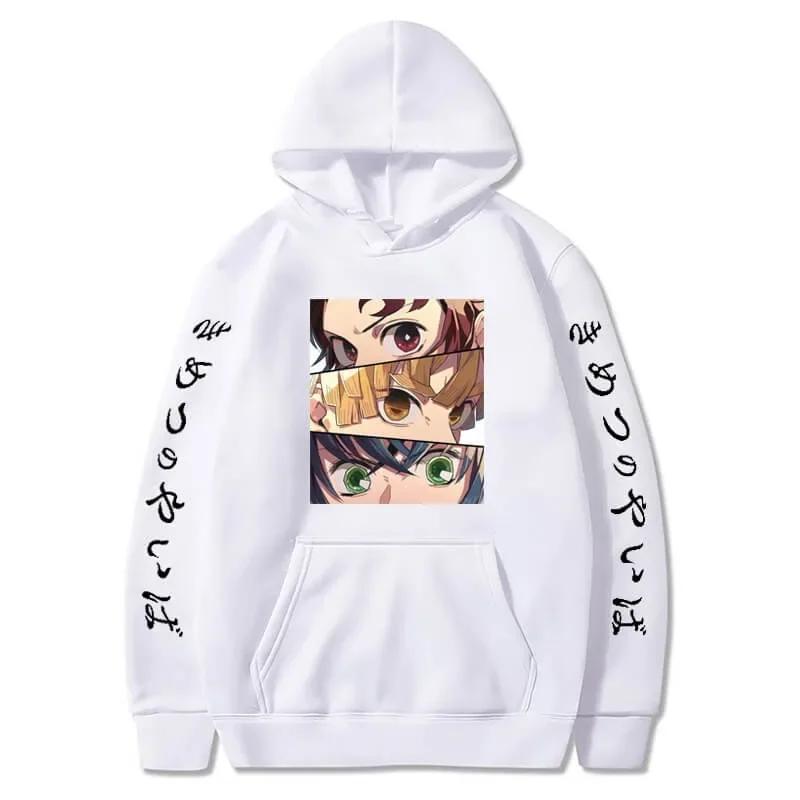 Neuer Demon Slayer Grafik Print Hoodie Sweatshirt Damen und Herren Hoodie Herren Oberteile Sport Hoodie Harajuku Y2K Hoodie