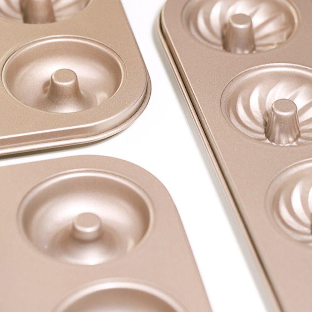 Carbon Steel Cake Baking Tray Non-Stick Donut Muffin Pan DIY Baking Mold Donut Baking Mold Pudding