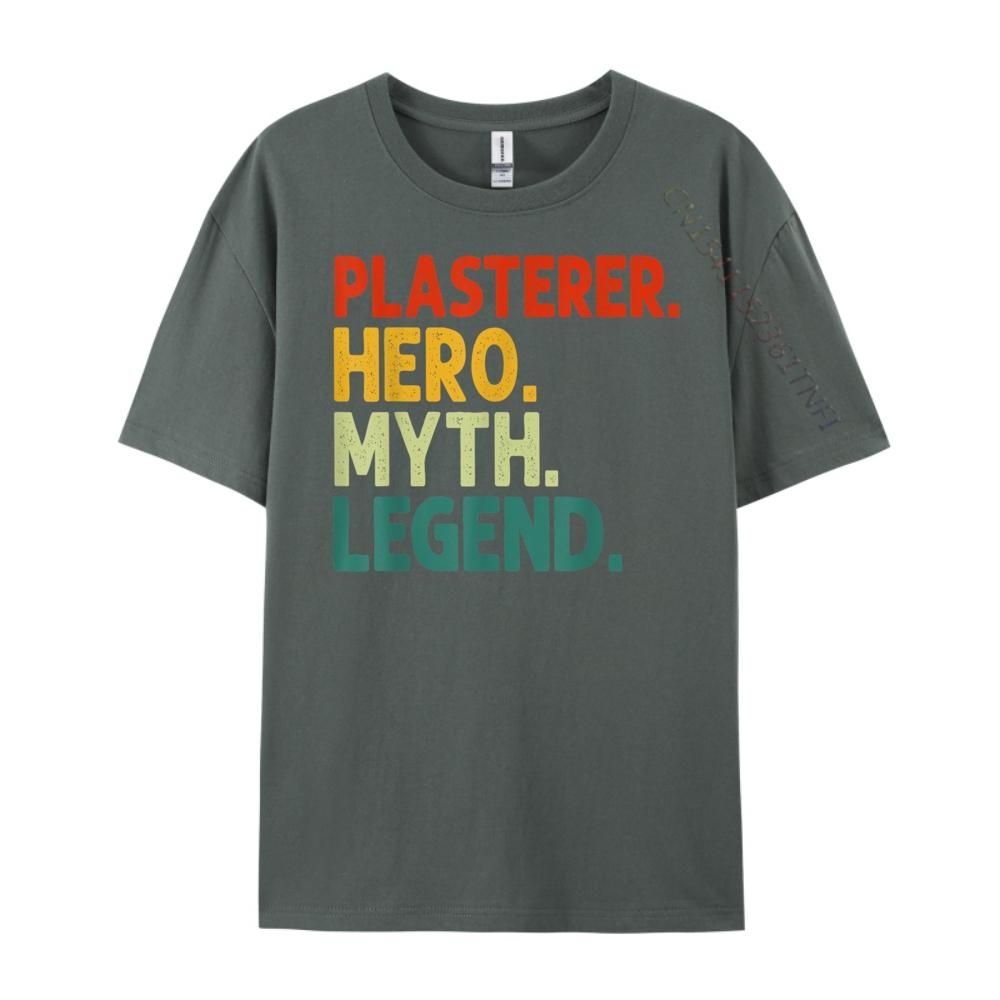 Funny Plasterer Wholesale Tshirts 100 Pcs Vintage Street Mens Clothing High Quality Men's T-Shirt T Shirt for Men Classic