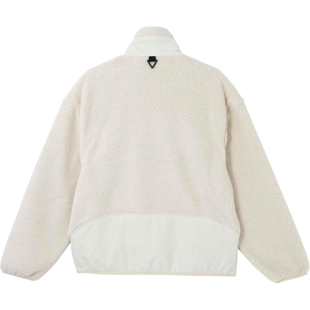 PUMA WINTERIZED TB SHERPA WARMCELL Paneled Fashion Casual Versatile Stand Collar Fleece Coat Unisex Snow White