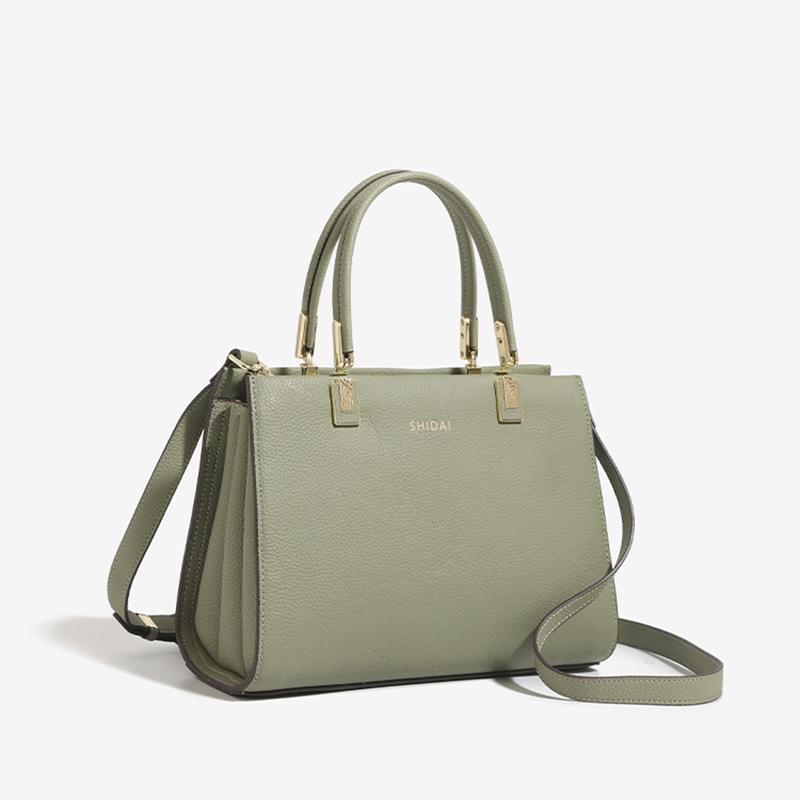 Women's stylish classic handbag, crossbody bag, large capacity, zippered removable shoulder strap