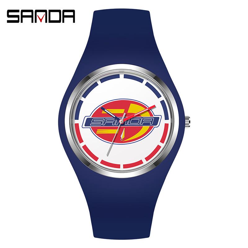 Sanda Trendy Korean Style Digital Sport Watch for Men & Women - Jelly Series