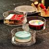 1pc-Multi-Layer Rotary Jewelry Storage Box Round Display Stand DIY Bead Jewelry Classification Transparent Display Case For