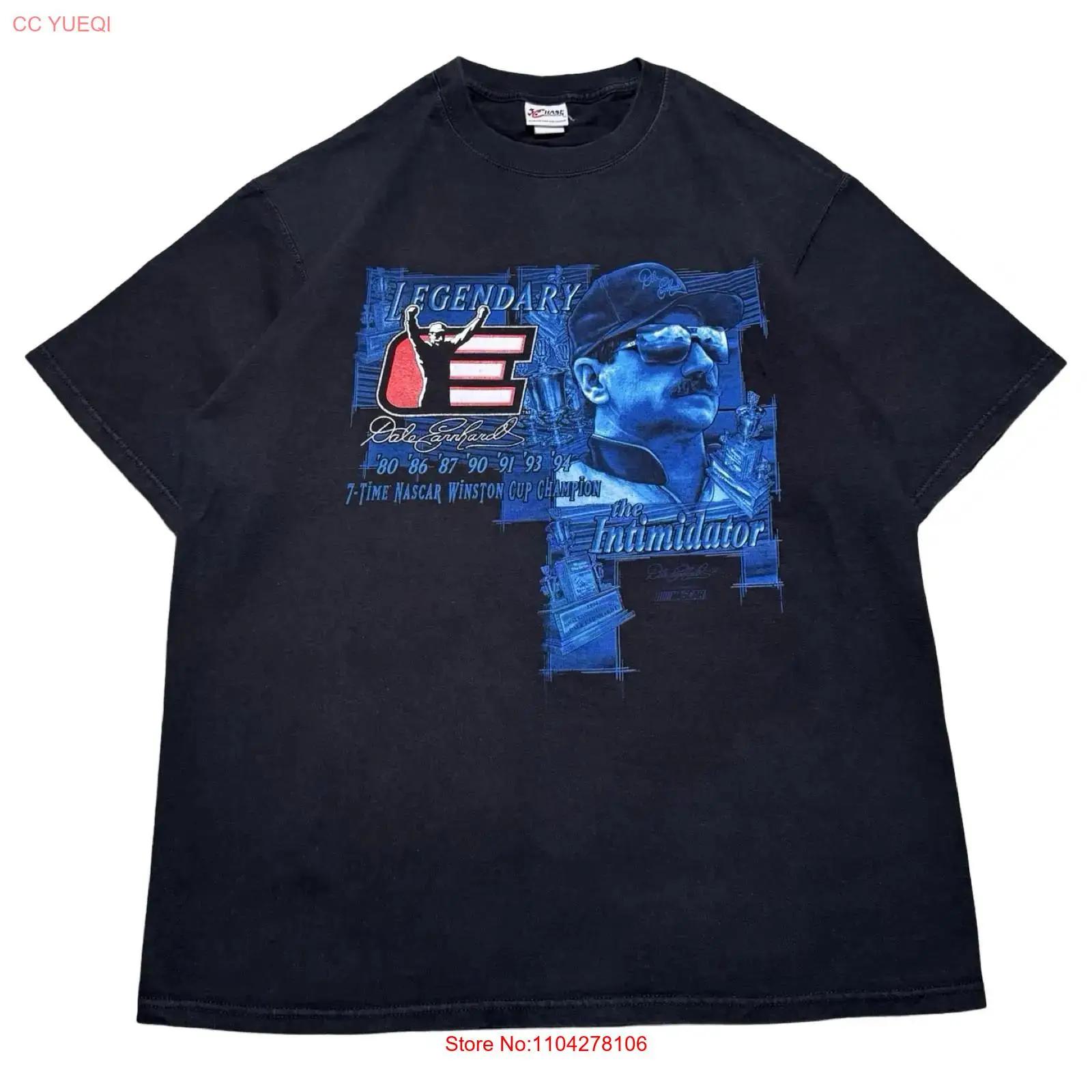 Винтажная футболка Chase Authentics Легендарный Дейл Эрнхардт Мужская XL винтажная Стиранная Унисекс Универсальный Топ Для Повседневной Носки S разноцветный