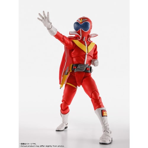TAMASHII NATIONS S.H.Figuarts (Real Bone Carving Technique) Himitsu Sentai Gorenger Akarenger Super Sentai 50th Anniversary Ver. (First Press Limited