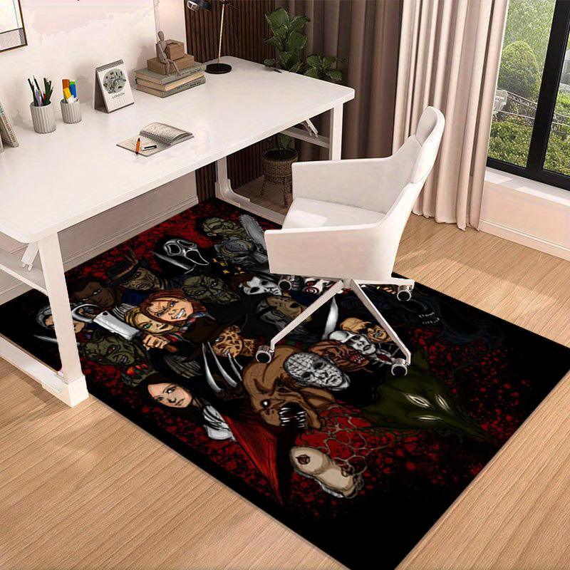 Horror Movie Characters Carpet, Chair Rug,Rug for Office Bedroom living rooms, Doormat decor Fan Gift Christmas Gift
