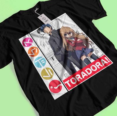 Toradora Shirt Taiga Aisaka T-Shirt Ryuji Takasu T-Shirt Minori T-Shirt Yusaku Anime