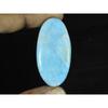19X38X06 MM Natural Blue Larimar Oval Shape Cabochon Loose Gemstone 45Cts. LR-34