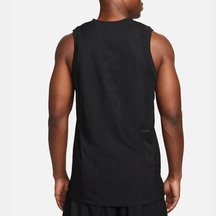 Nike NOCTA Series Solid V-Neck Athletic Basketball Tank Top Men Tops Black DM1730-010