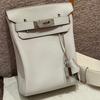 H Home Head Layer Cowhide Togo Lychee Pattern Chest Bag 26 Steel Hardware Men's Women's Universal Leather Waist Diagonal Shoulder
