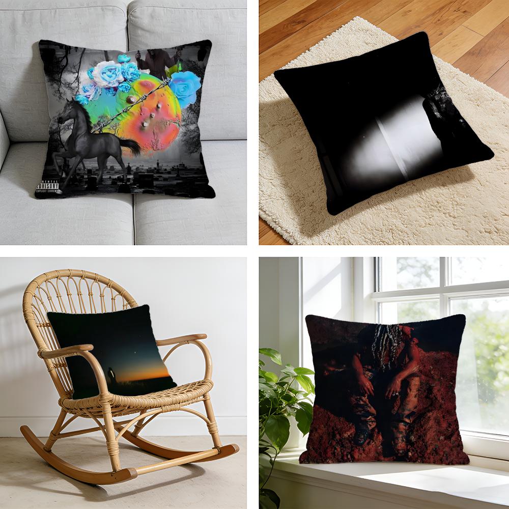 Rapper DDestroy Lonely Cushion Cover Short plush pillowcase for bed sofa carwashable