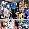 RP15 Katze Kätzchen Miau Transparente Handyhülle für Motorola Moto Edge 20 30 40 50 S30 Fusion Ultra Pro Neo Lite + G200 G23