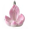1Pc Lotus Seat Backflow Incense Resin Craft Diffuser Multifunctional Home Decor Suitable for Yoga and Meditation Send