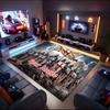 1PC Custom Name "Knights Armor" Theme Floor Mat Ideal for Living Room, Game Rooms, Office, Bedroom,Floor Mat Playful Design