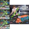 Dinosaur Rocket Track Car Set With Alloy Vehicles For Kids Playroom Fun