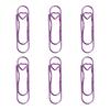 6Pcs Metal Heart Pen Clips Notebook Pen Holders Colored Paperclip Cute Shaped Clips School Supplies Organizer