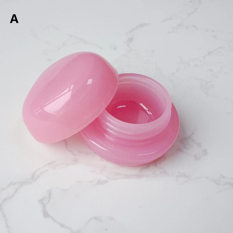 5g Empty Plastic Lip Scrub Jars With Cover Balm Mask Skin Care Container Cute Blush Jar Cosmetic Jars