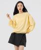 XEXYMIX Woven Mix String Sweatshirt Yellow Cream Xfk1Tl1105
