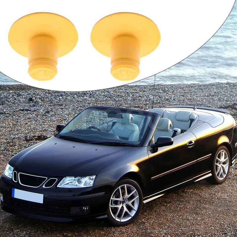 2pcs For Saab 9-3 2WD 2003 2004 2005 2006 2007 2008 2009 2010 2011 2012 Car Rear Lower Jounce Bumpers Stop 12802494 12794314