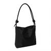 Women Shoulder Bag Magnet Button Closure Waterproof Smooth Solid Color Adjustable Large Capacity Korean Style Lady Handbag