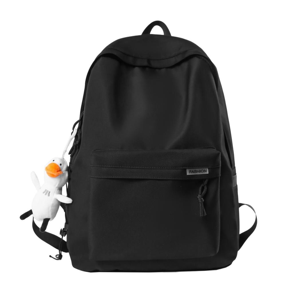 Schoolbag Simple Backpack Men's and Women's Backpack Large Capacity High Value Junior High School College Students Versatile Campus Lightweight