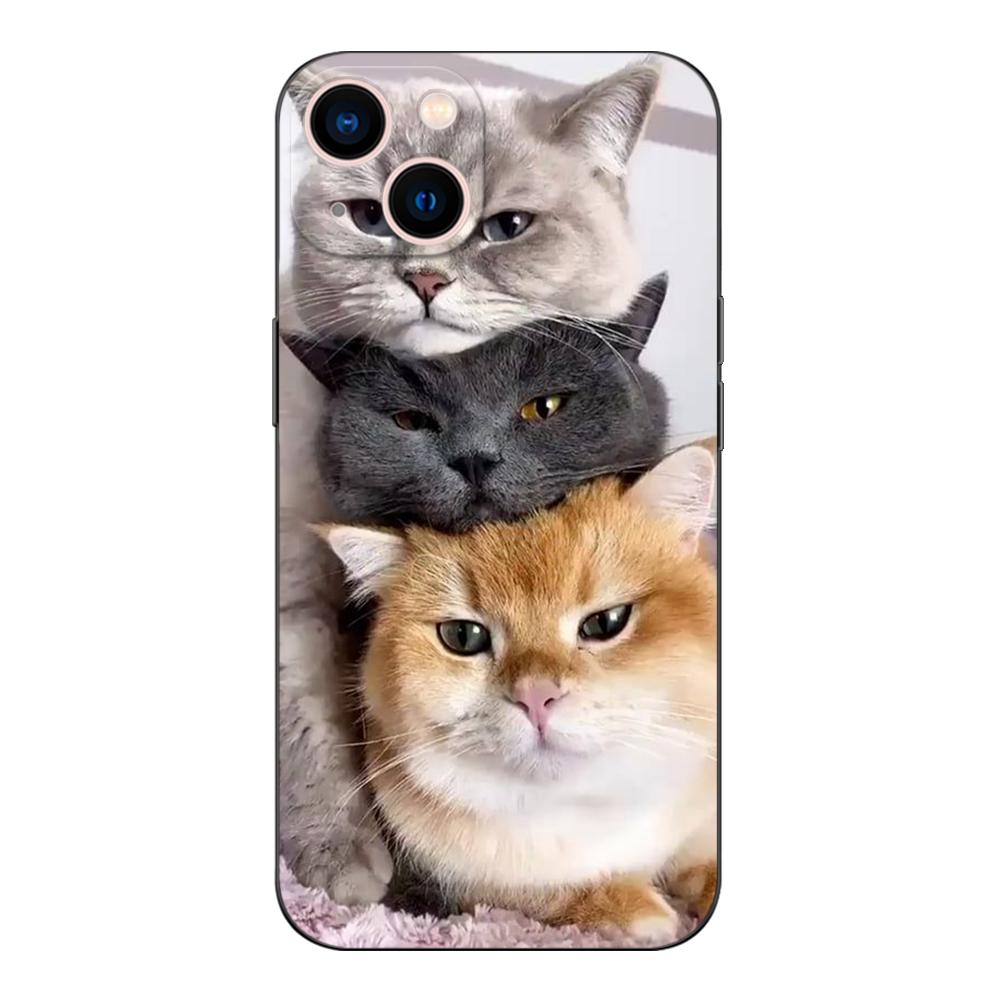 Husa neagra din tpu pentru Huawei Y9S Y6S Y8S Y5P Y7P Y8P y7 Y5 lite Prime 2018 Y6 2019 Husa British shorthair cat