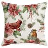 Nordic Pillow Autumn Series Leaves, Flowers and Bird Sofa Cushion Pillow Case Home Sofa High-end Decoration