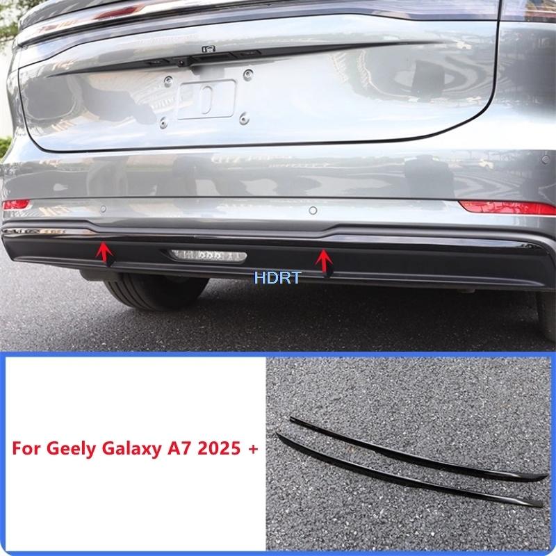 For Geely Galaxy A7 2025 + Rear Bumper Tail Lid Trim Cover Body Kit Car Style Protector Decoration Accessories Exterior Sticker