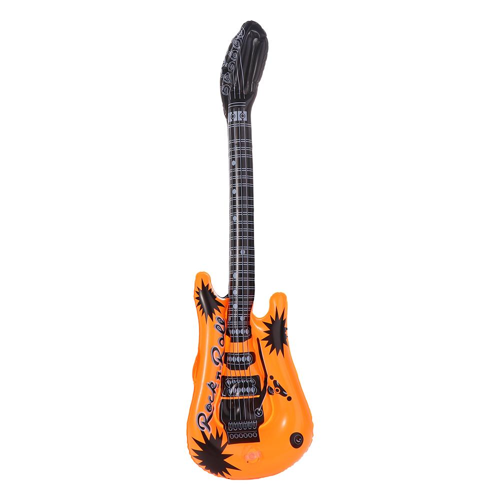 Baby Learning Inflatable Musical Instrument Inflatable Guitar Balloon Instrument Ukulele Microphone Balloons