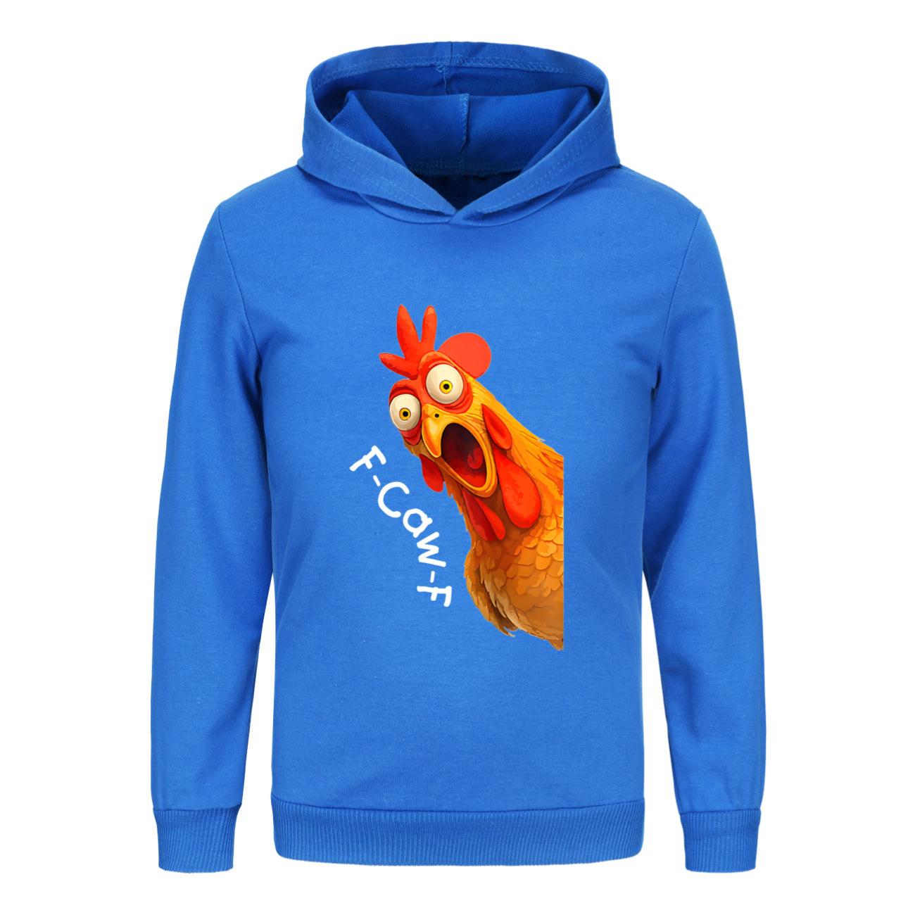 

Kids Hoodies & Sweatshirts Top Funny Cute Printed Children s Fashionable Hoodie 160 синий